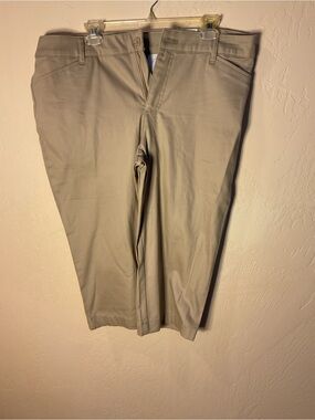 Plus size 16 St. John's Bay tan capris